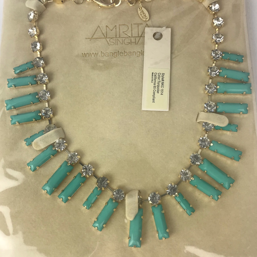 Amrita Singh Mott Street Necklace Turquoise 25$
